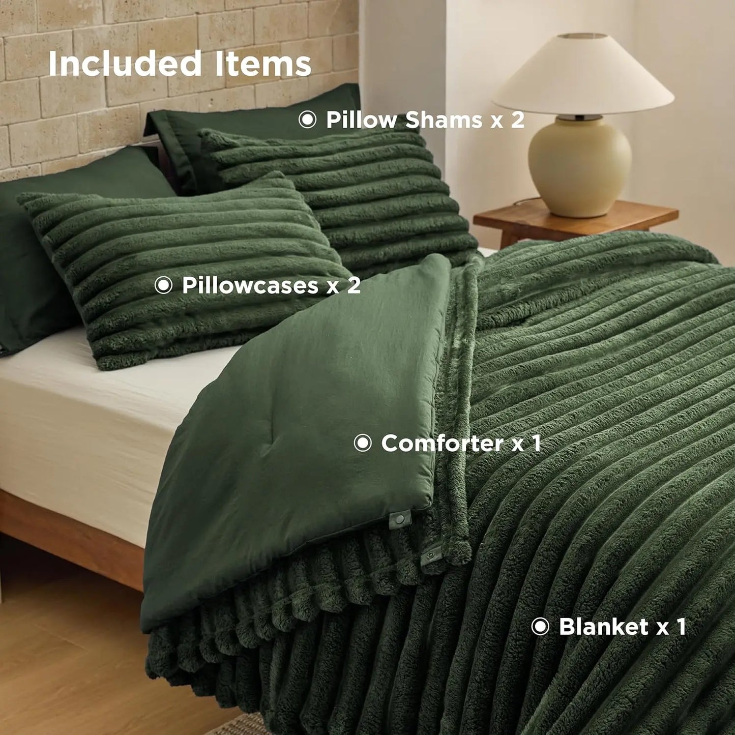 6-Piece Gentlesoft 2-in-1 Comforter Set All Seasons