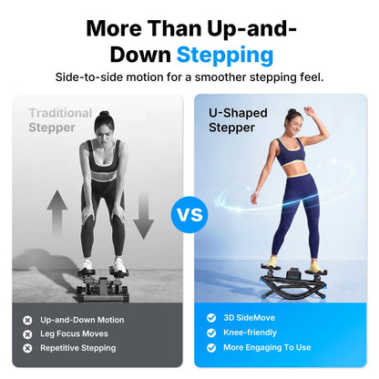 Rocking Stepper Ski Machine - 330 lbs Capacity