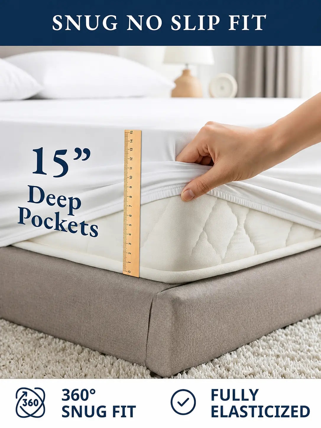 Organic Cotton Twin Bedding Set - Hotel Quality