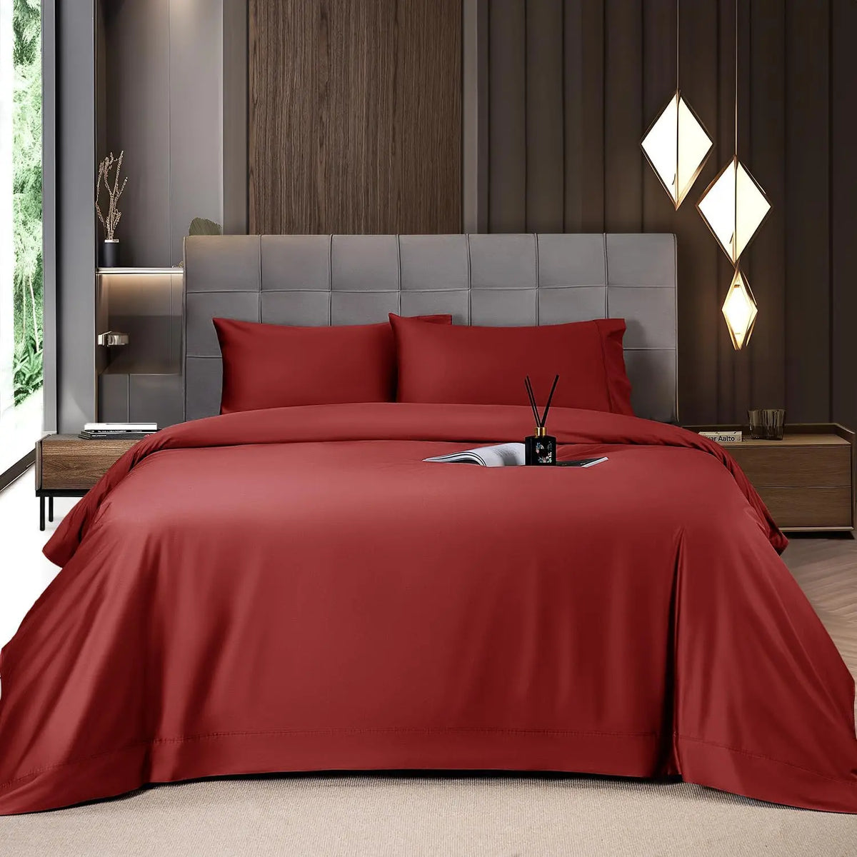 Shilucheng Bamboo Sheets Set - Cooling & Luxury Soft