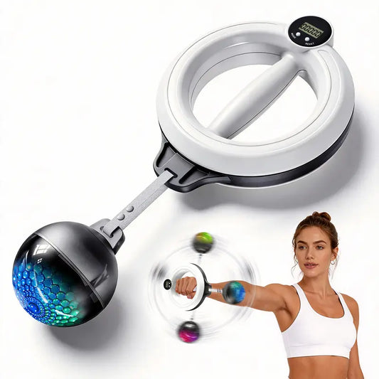 360° Rotating Wrist & Forearm Trainer, Portable Upper Body Strength Tool for Home & Gym
