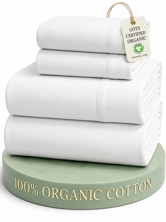 Organic Cotton Twin Bedding Set - Hotel Quality