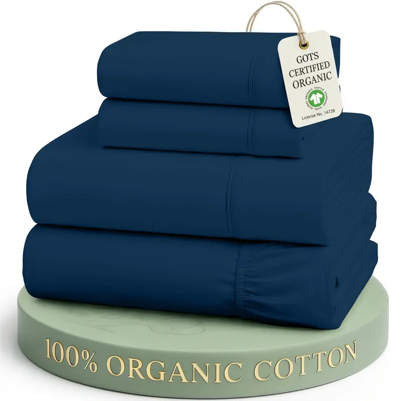 Organic Cotton Twin Bedding Set - Hotel Quality