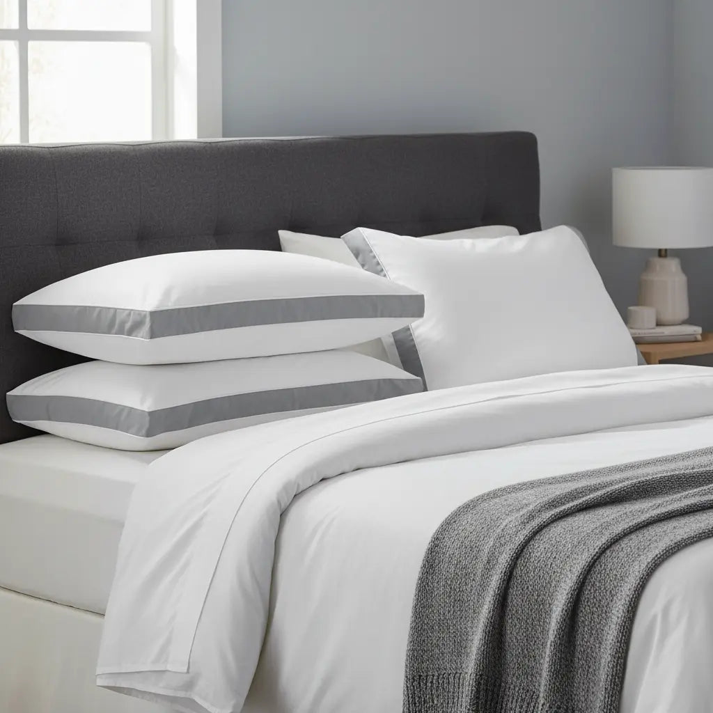 Utopia Bedding Gusseted Pillows Set - King, Queen, Standard