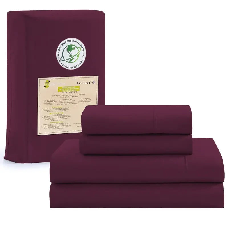 Organic Cotton Twin Bedding Set - Hotel Quality