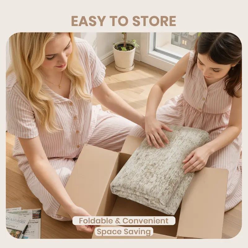 Art&Tuft Vintage Beige Washable Non-Slip Rug