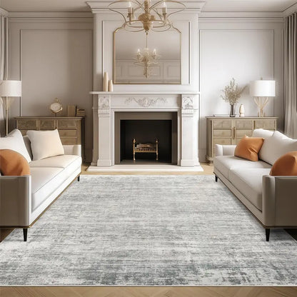 Art&Tuft Vintage Beige Washable Non-Slip Rug