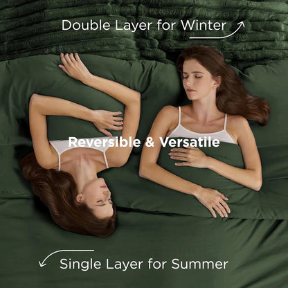 6-Piece Gentlesoft 2-in-1 Comforter Set All Seasons