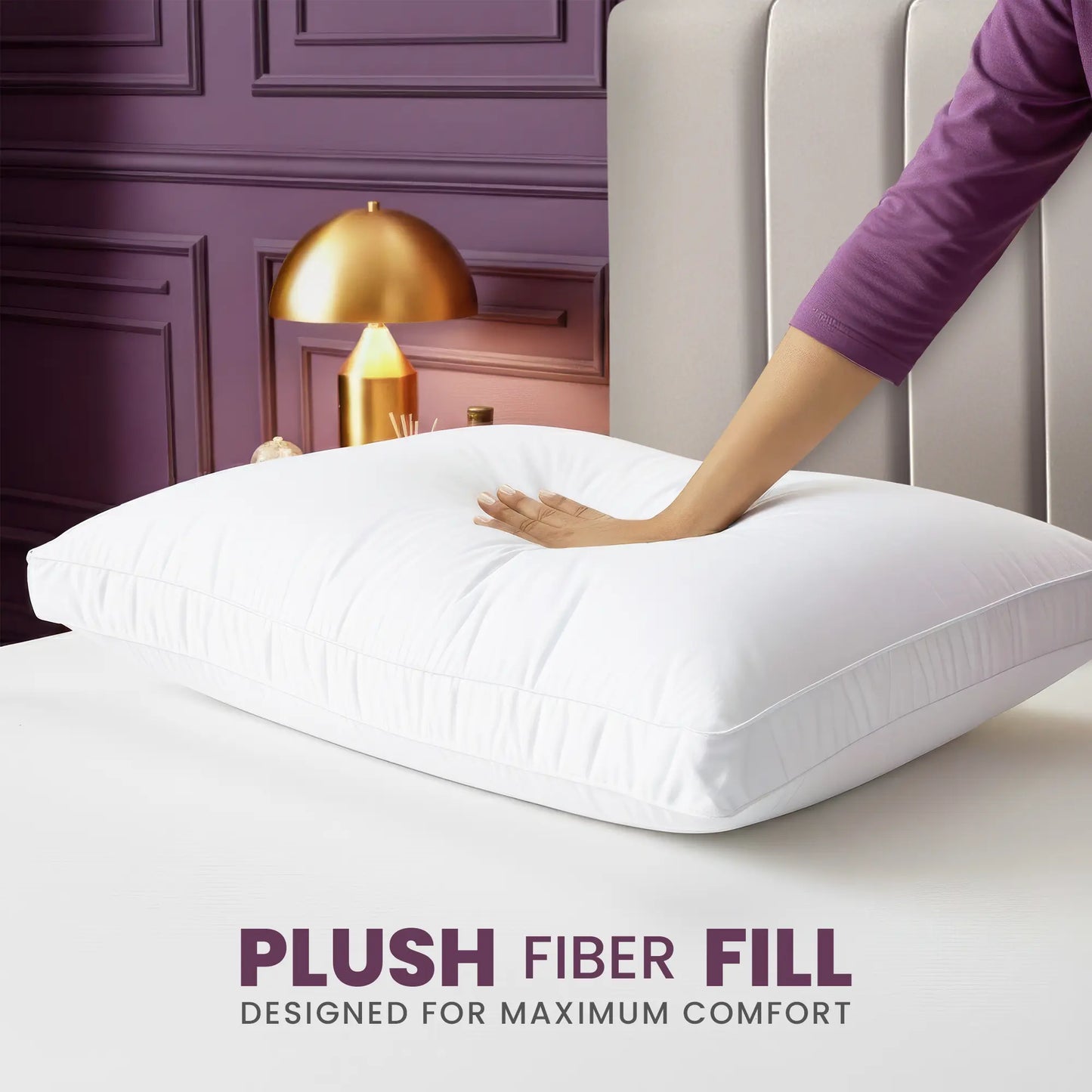 Utopia Bedding Gusseted Pillows Set - King, Queen, Standard
