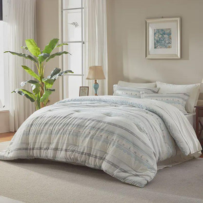 7-Piece Quilted Comforter Set Full/Queen/King