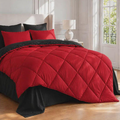 7-Piece Quilted Comforter Set Full/Queen/King